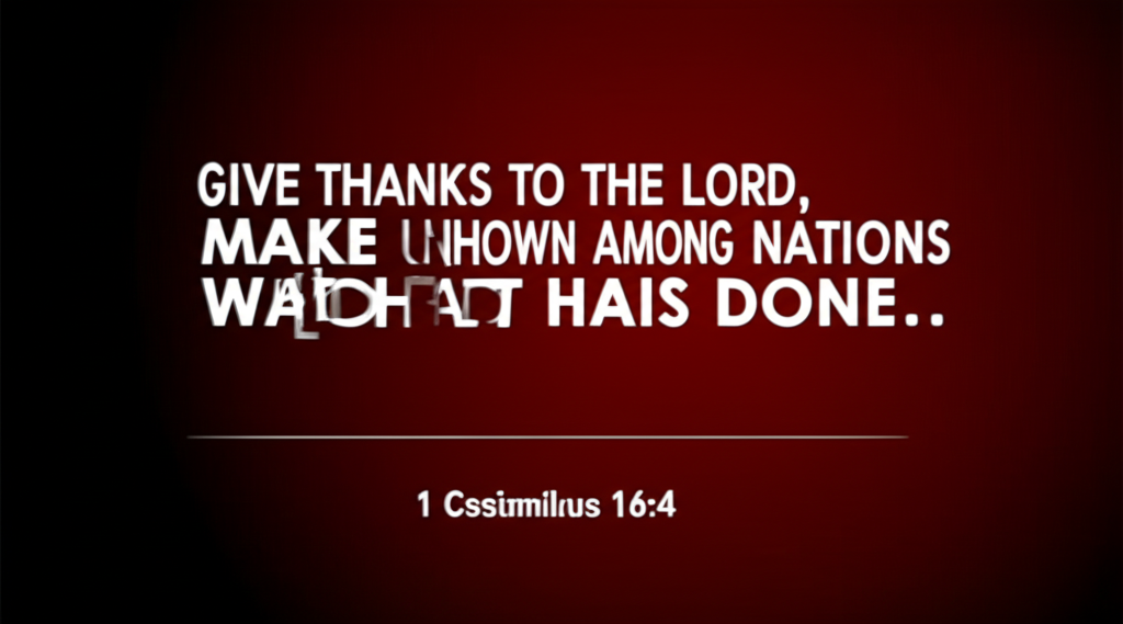 1 Chronicles 16